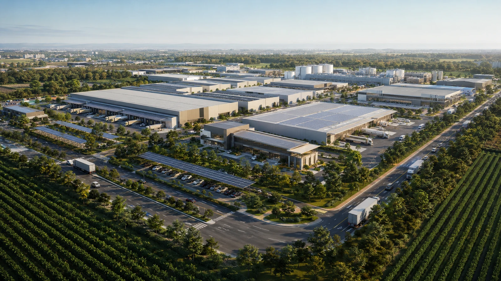Illustrative logistics and agro-industrial productive edge
